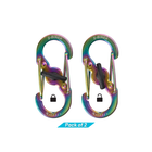 Nite Ize S-Biner MicroLock Stainless Steel - Pack of 2