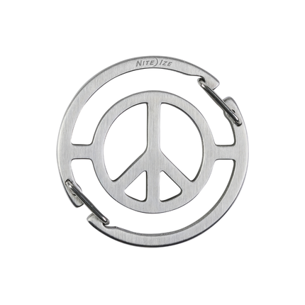 Nite Ize Medallion™ Peace Sign Key Carabiner