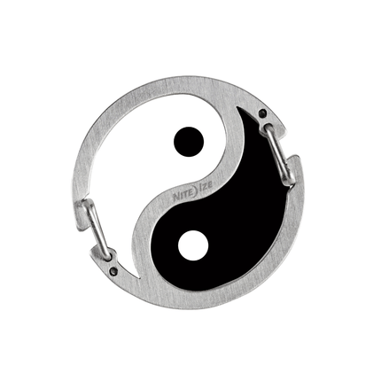 Nite Ize Medallion YinYang Key Carabiner - Stainless