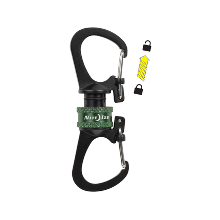 Nite Ize SlideLock 360 Magnetic Locking Dual Carabiner