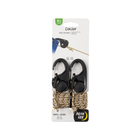 Nite Ize CamJam Cord Tigtener - Pack of 2 - with 8 ft. rope