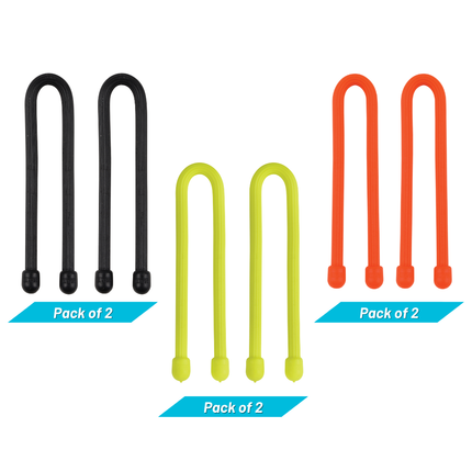 Nite Ize Gear Tie® Reusable Rubber Twist Tie - Pack of 2 - 6 in.