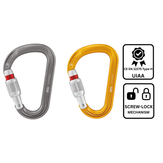 Petzl ATTACHE Carabiner - Screw-Lock