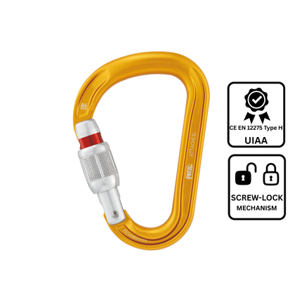 Petzl ATTACHE Carabiner - Screw-Lock