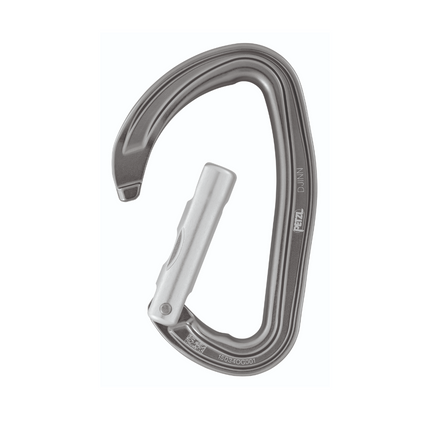 Petzl DJINN Carabiner - Straight-Gate - Gray