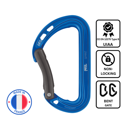 Petzl SPIRIT Carabiner - Bent-Gate