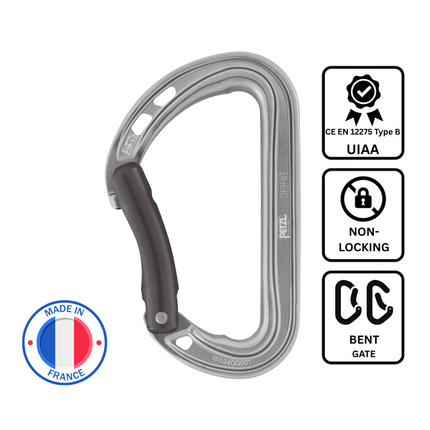 Petzl SPIRIT Carabiner - Bent-Gate