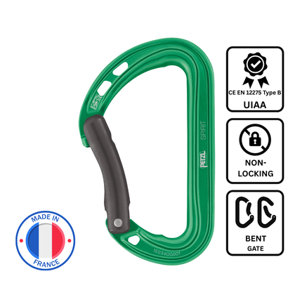 Petzl SPIRIT Carabiner - Bent-Gate