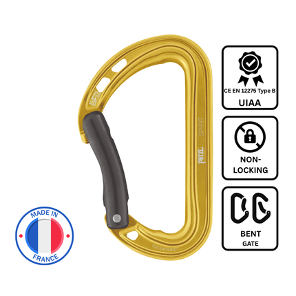 Petzl SPIRIT Carabiner - Bent-Gate