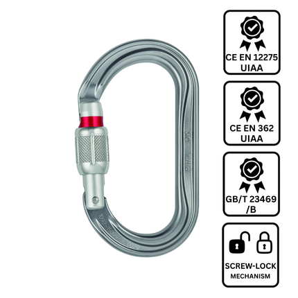 Petzl OK Carabiner - Screw-Lock