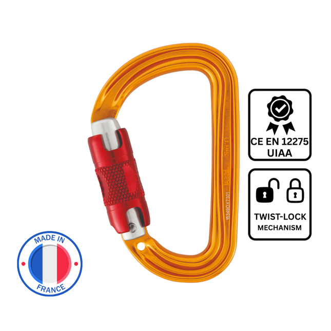 Petzl SM'D Carabiner - Twist-Lock