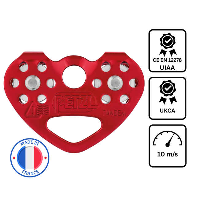Petzl TANDEM Pulley - Red