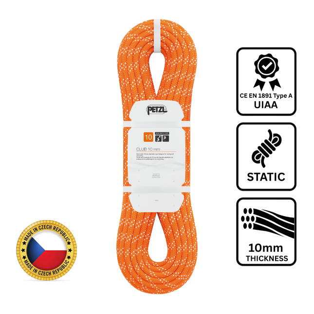 Petzl CLUB 10mm Rope - Semi-Static