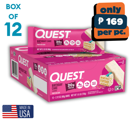 Quest Nutrition Protein Bar - Box of 12
