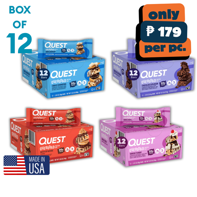 Quest Nutrition Overload Protein Bar - Box of 12