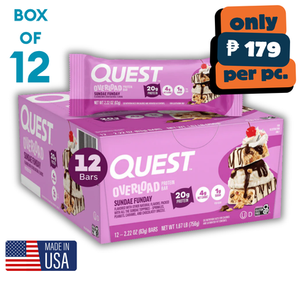Quest Nutrition Overload Protein Bar - Box of 12