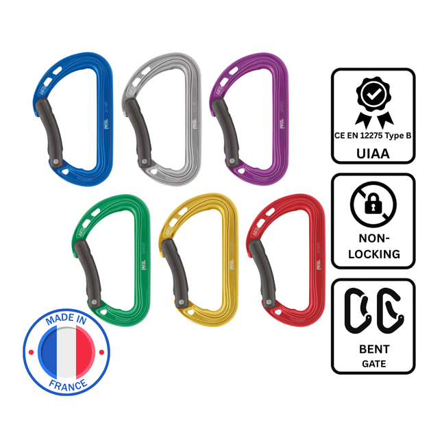 Petzl SPIRIT Carabiner - Bent-Gate