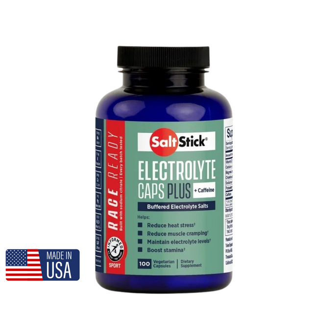 SaltStick Caps + Caffeine - 100-count Bottle