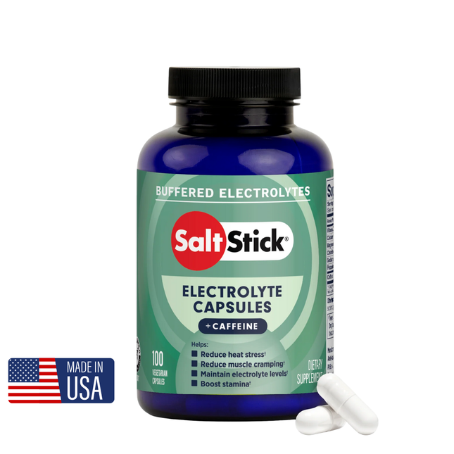 SaltStick Caps + Caffeine - 100-count Bottle