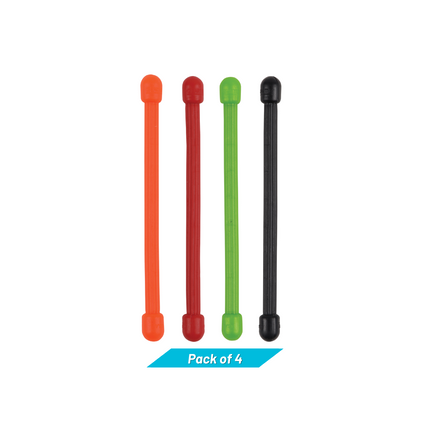 Nite Ize Gear Tie® Reusable Rubber Twist Tie - Pack of 4 - 3 in.