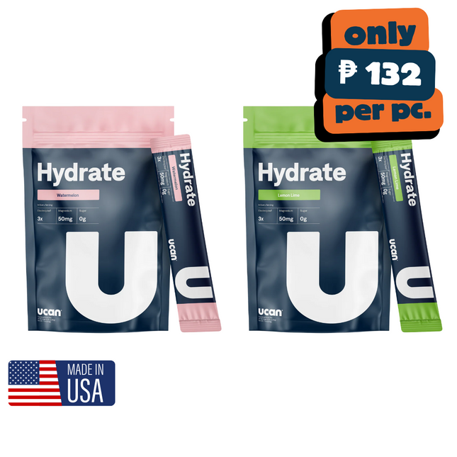 UCAN Hydrate Stick Electrolyte Powder - Pack of 12