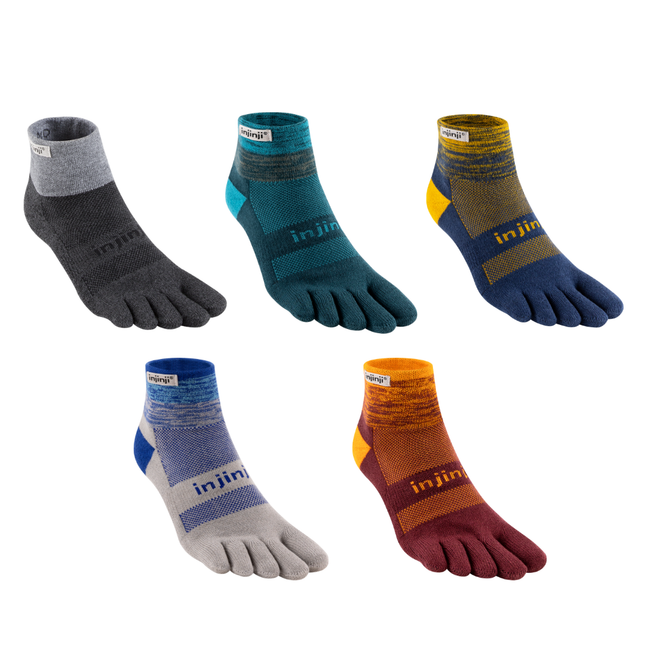 Injinji Unisex Trail Mid-Weight Mini Crew