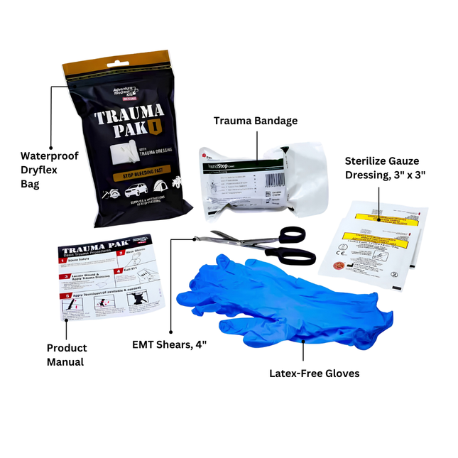 Adventure Medical Kits Trauma Pak I Wound Dressing Kit