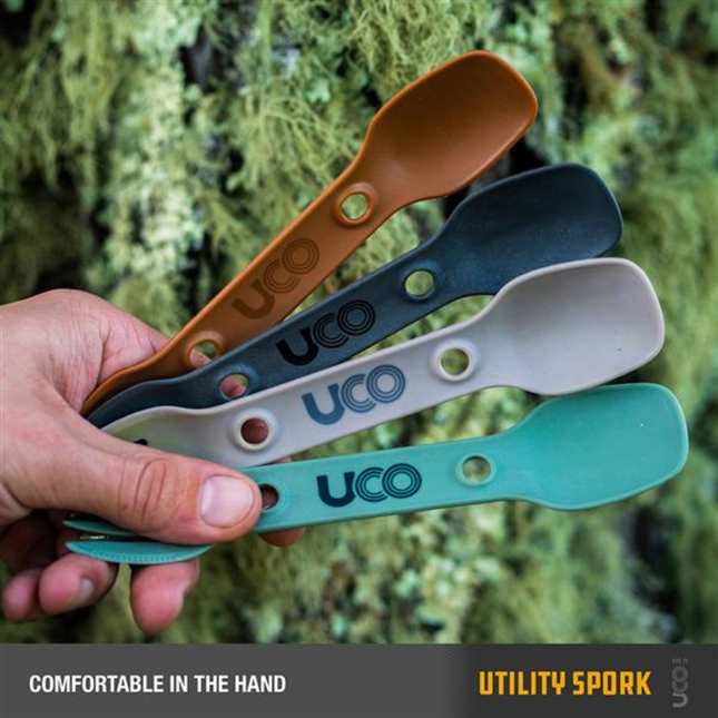 UCO Gear Utility Spork with Tether - Pack of 4