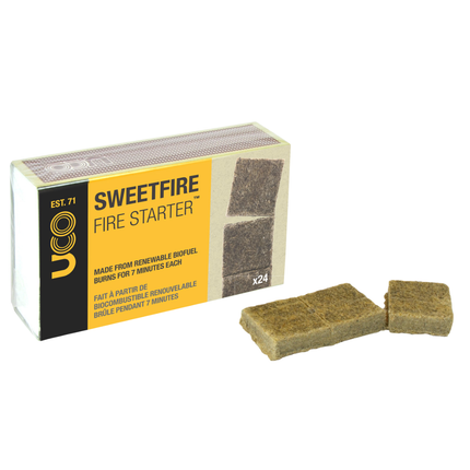 UCO Gear Sweetfire Firestarter Bio-Fuel Tabs - Pack of 24