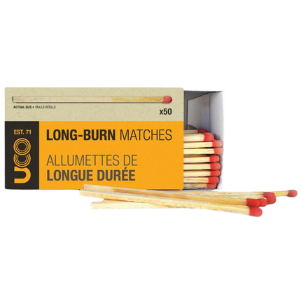 UCO Gear Long Burn Matches 50-Count - Pack of 1