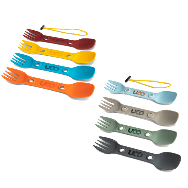 UCO Gear Utility Spork with Tether - Pack of 4