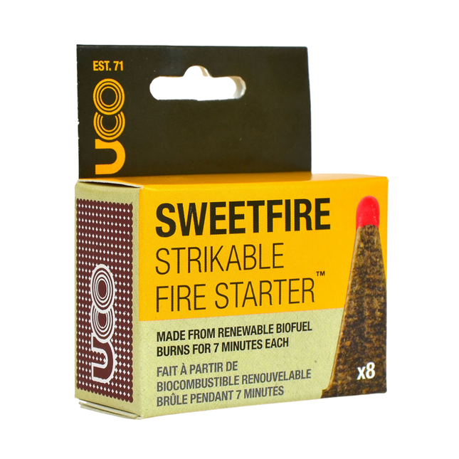 UCO Gear Sweetfire Strikeable Firestarter 8-Count - Pack of 1