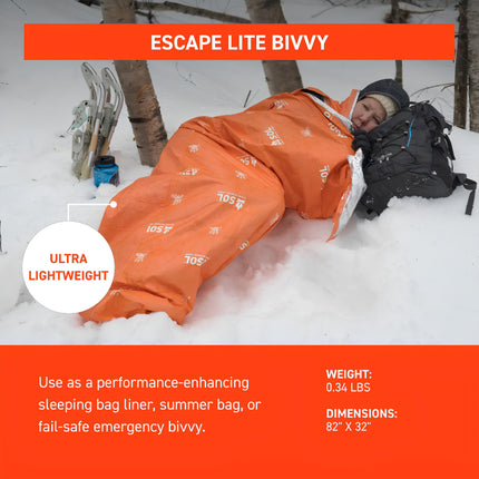 Survive Outdoors Longer SOL Escape Lite Hood-less Bivvy