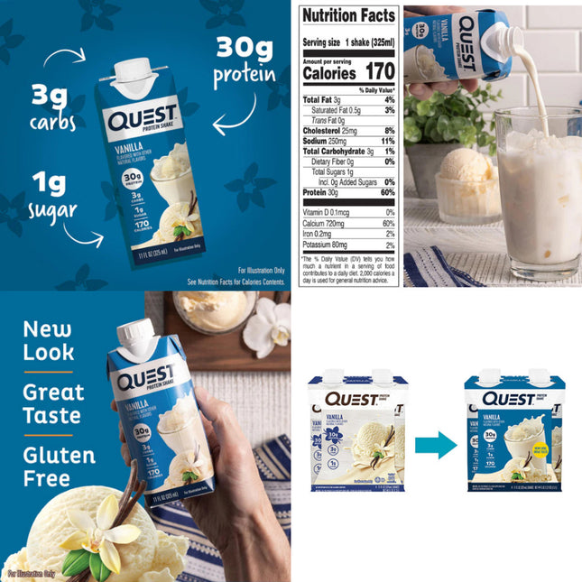 Quest Nutrition Protein Shake - Box of 12