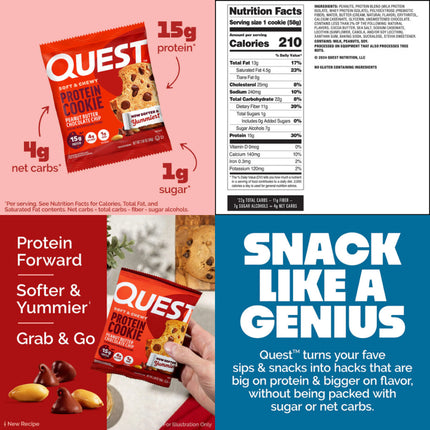 Quest Nutrition Protein Cookie - Box of 12