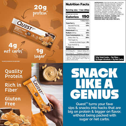 Quest Nutrition Protein Bar - Box of 12