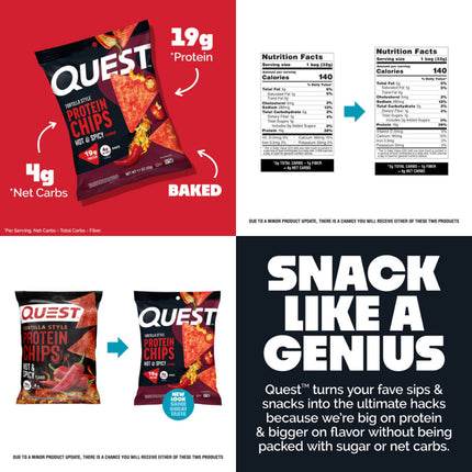 Quest Nutrition Protein Chips - Box of 8