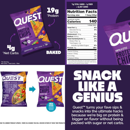 Quest Nutrition Protein Chips - Box of 8