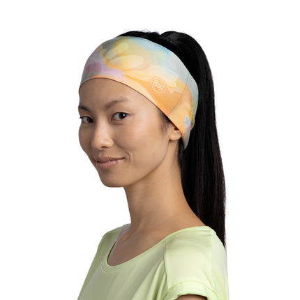 The Original BUFF® CoolNet UV® Wide Headband - Esmerald Seagrove Green