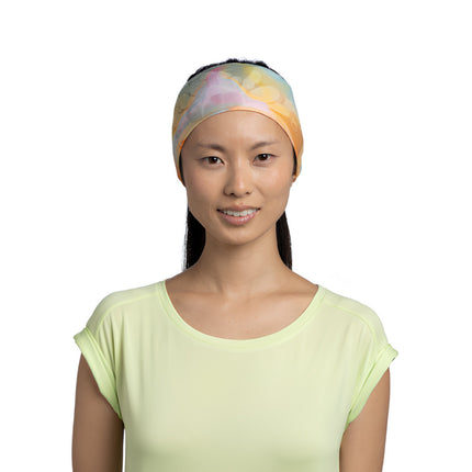 The Original BUFF® CoolNet UV® Wide Headband - Esmerald Seagrove Green