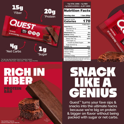 Quest Nutrition Protein Bar - Box of 12