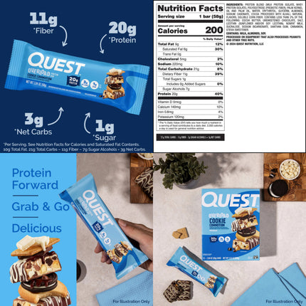 Quest Nutrition Overload Protein Bar - Box of 12