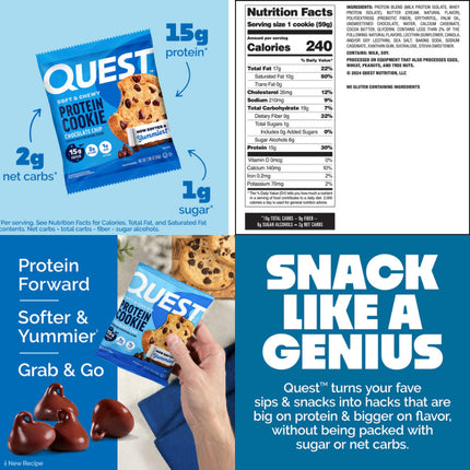 Quest Nutrition Protein Cookie - Box of 12