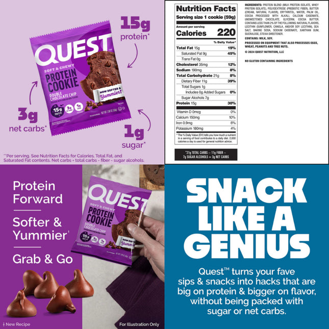 Quest Nutrition Protein Cookie - Box of 12