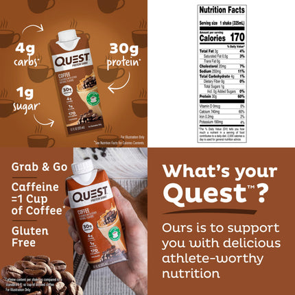 Quest Nutrition Protein Shake - Box of 12