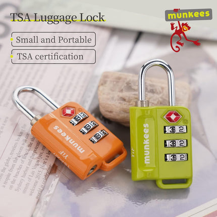 Munkees TSA-Approved Combination Lock