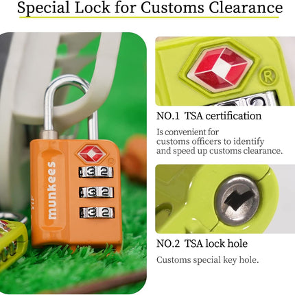 Munkees TSA-Approved Combination Lock