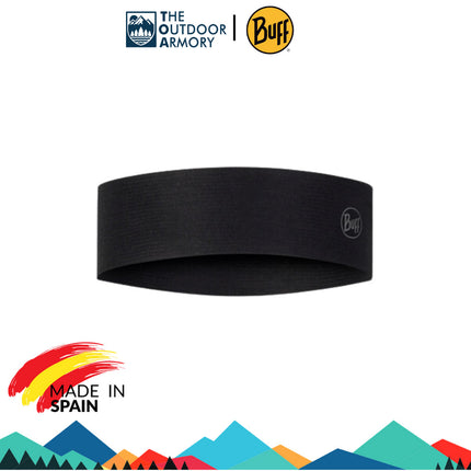 The Original BUFF® CoolNet UV® Slim Headband - Solid Black
