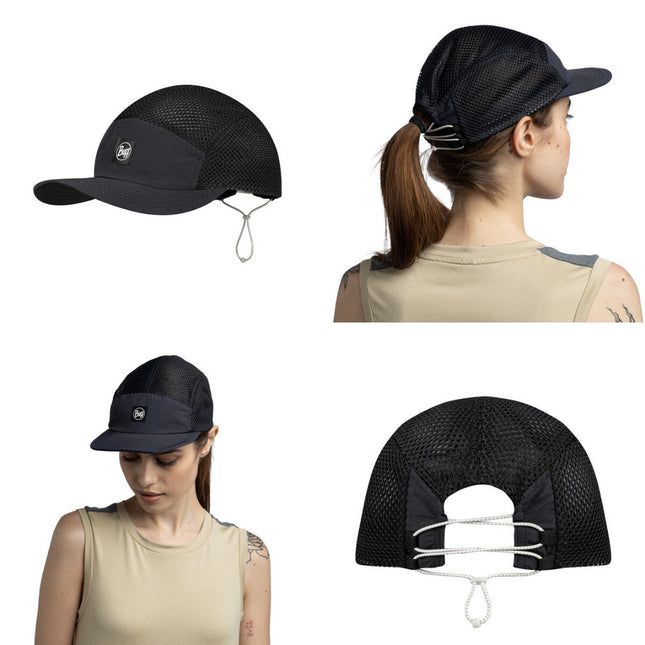 The Original BUFF® 5-Panel Air Cap - Saret Black
