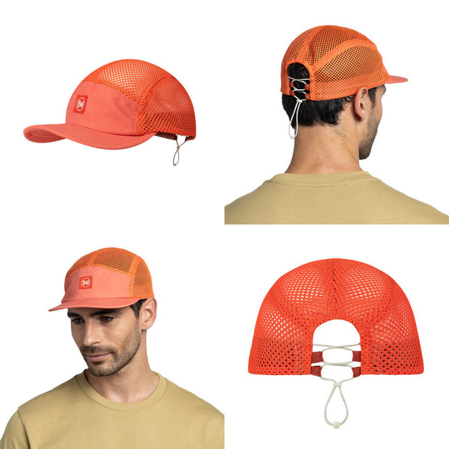 The Original BUFF® 5-Panel Air Cap - Poppy Red